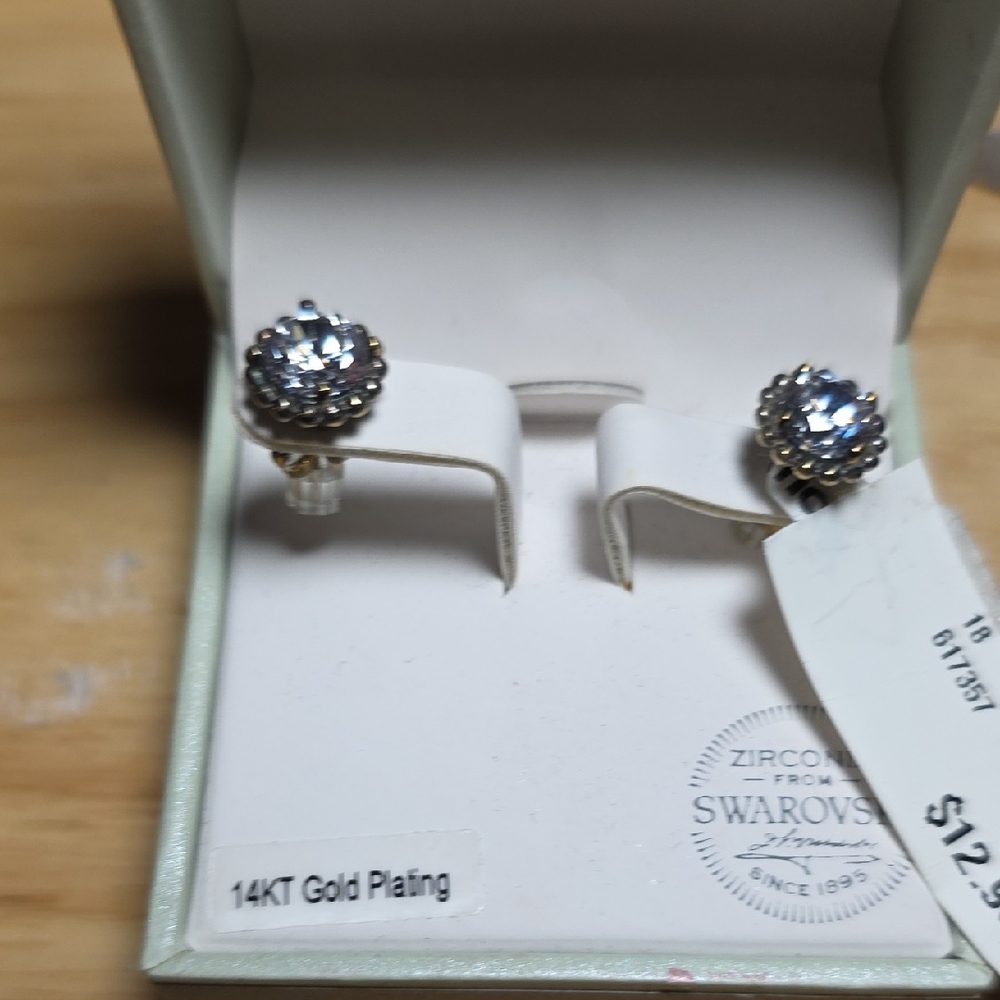 Swarovski Silver Stud Earrings